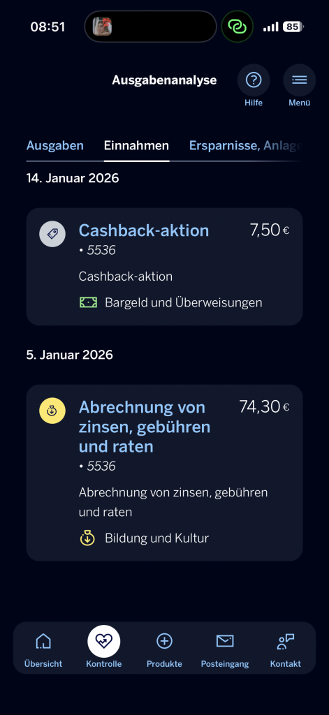 BBVA Girokonto Cashack Und Zinsen