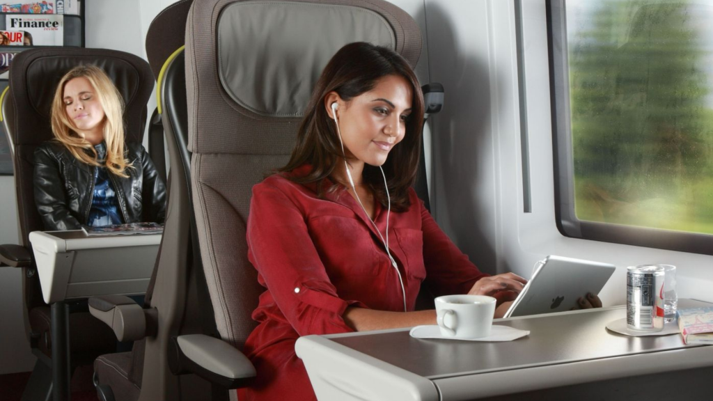 Eurostar Zug Passagiere