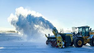 Flughafen Winter Schnee Niklas Jonasson