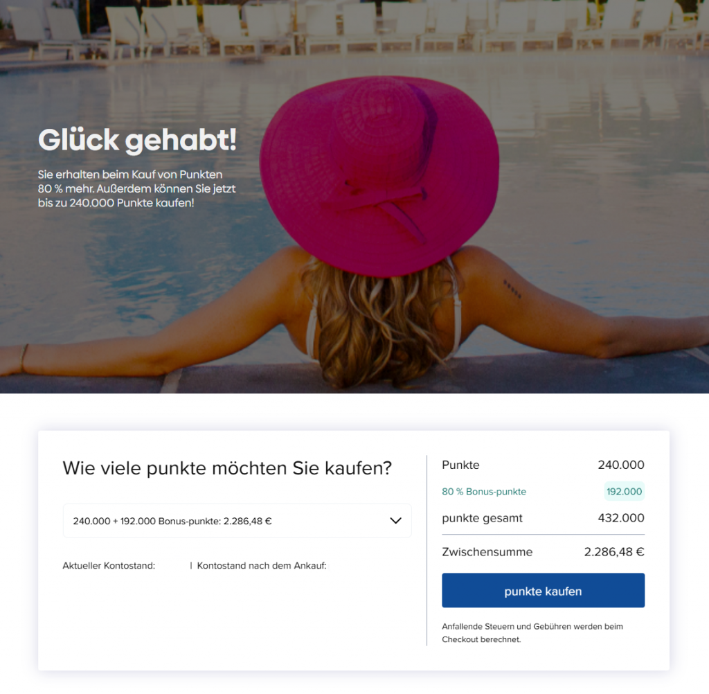 Hilton Punkte Kaufen Bonus Januar 2026