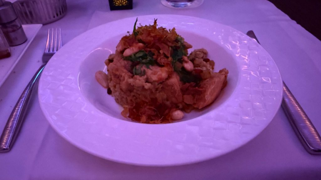 Qatar Airways Business Class Boeing 787 8 Hauptgang