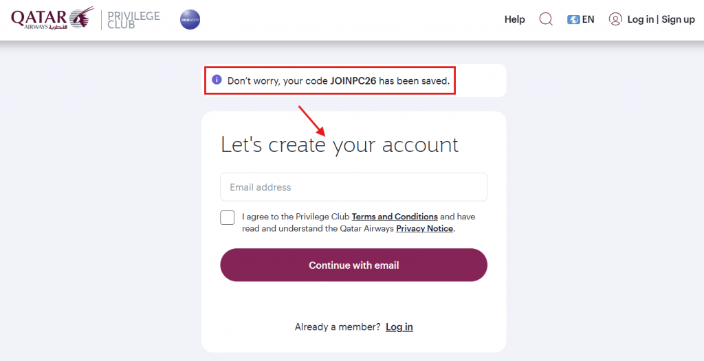 Qatar Privilege Club Join 2026