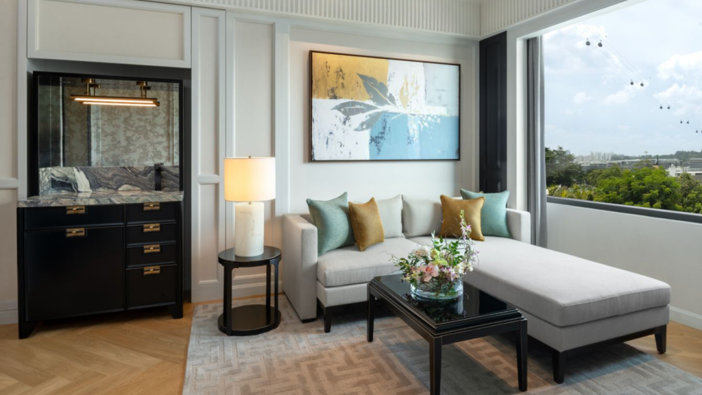 The Laurus Singapur Suite Wohnzimmer 1 1