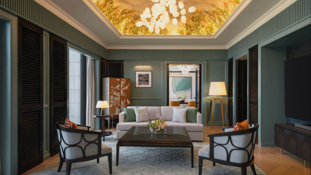 The Laurus Singapur Suite Wohnzimmer