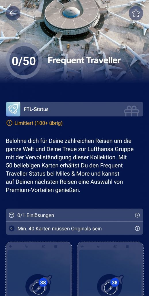 Uptrip Kollektion FTL Status 1