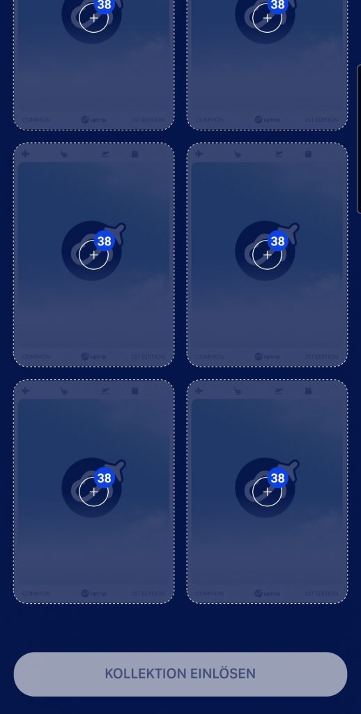 Uptrip Kollektion FTL Status 2