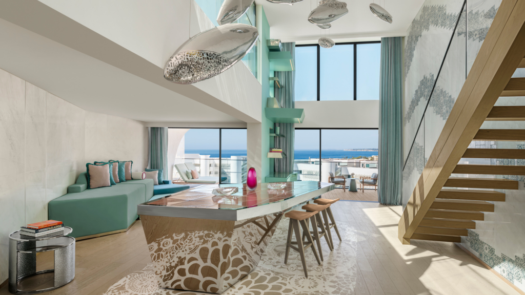 W Algarve Penthouse II Wohnzimmer