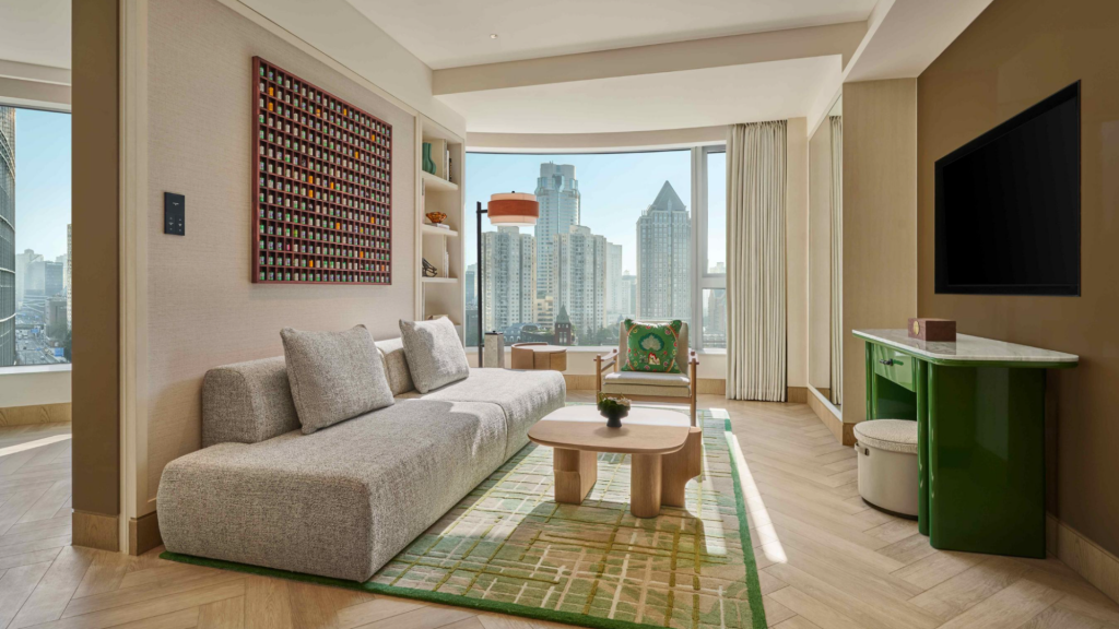 Andaz Shanghai ITC Andaz Suite Wohnzimmer