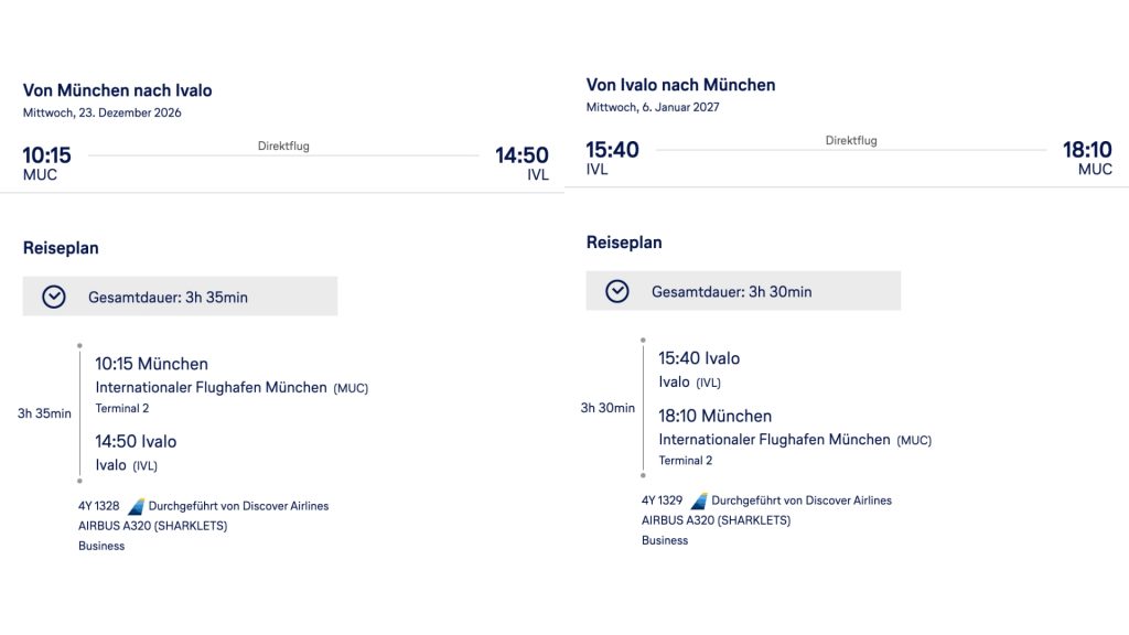 Discover Airlines MUC IVL