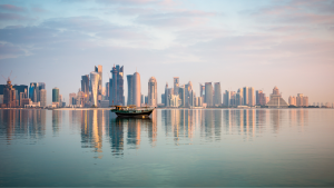 Doha Stadt Katar Skyline