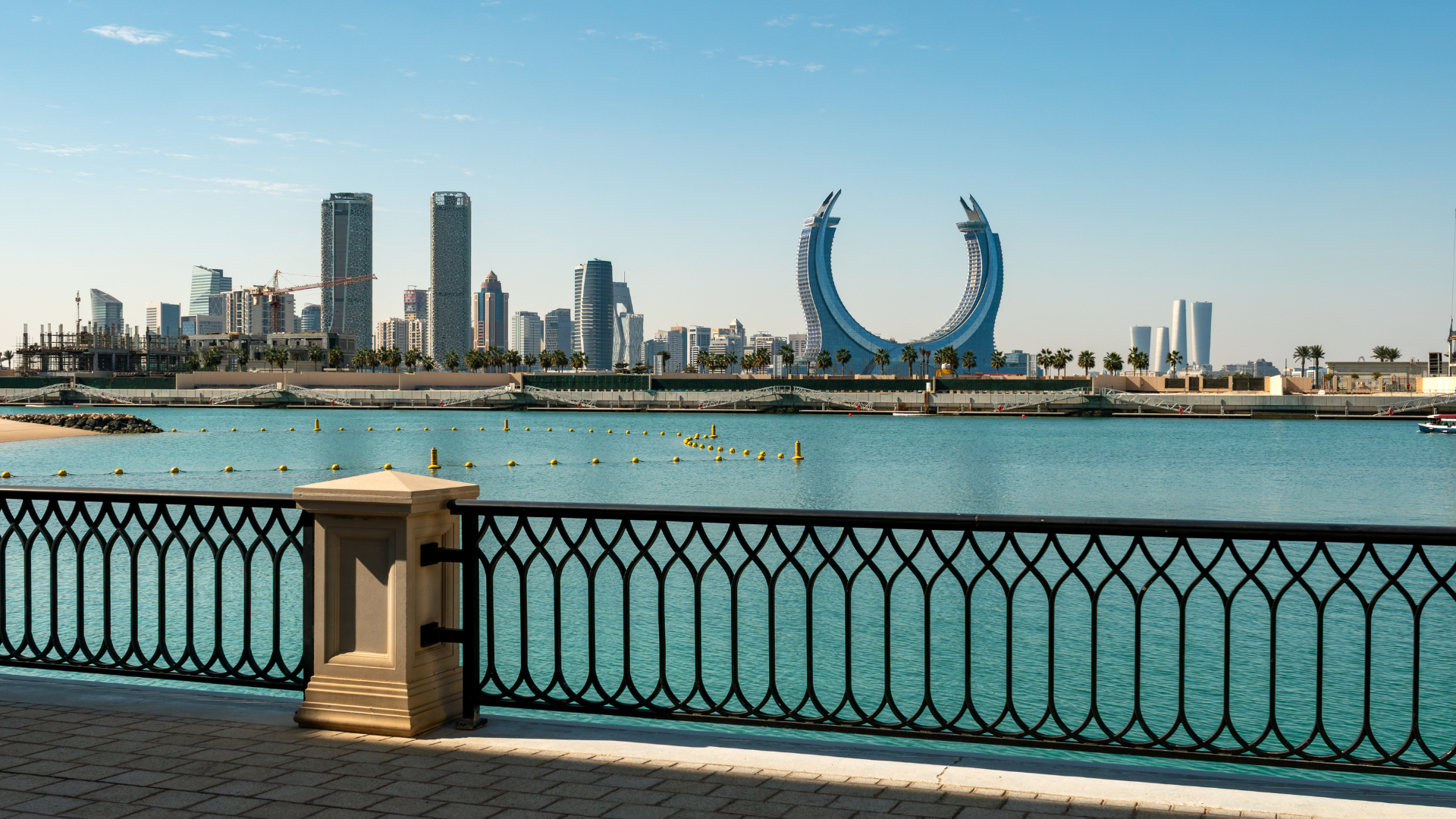 Doha Stadt Pearl Island