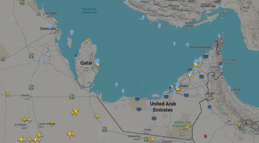 Luftraum Der Vereinigten Arabischen Emirate Gesperrt 26 Februar 2026