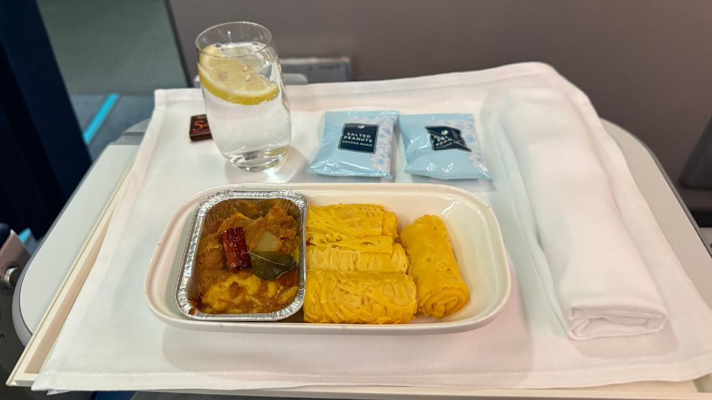 Malaysia Airlines Business Class Menue (1)