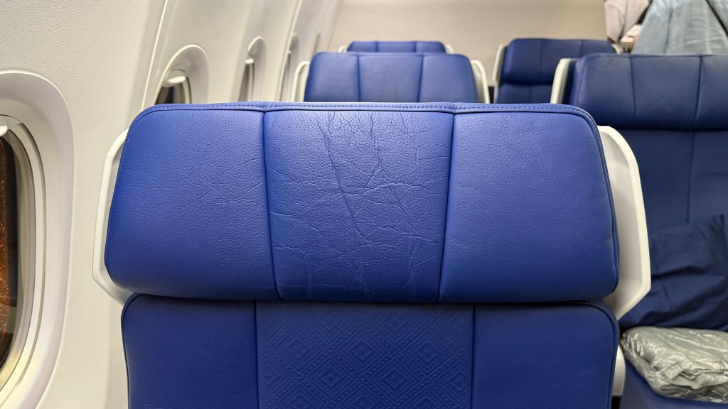 Malaysia Airlines Business Class Sitz Kopflehne