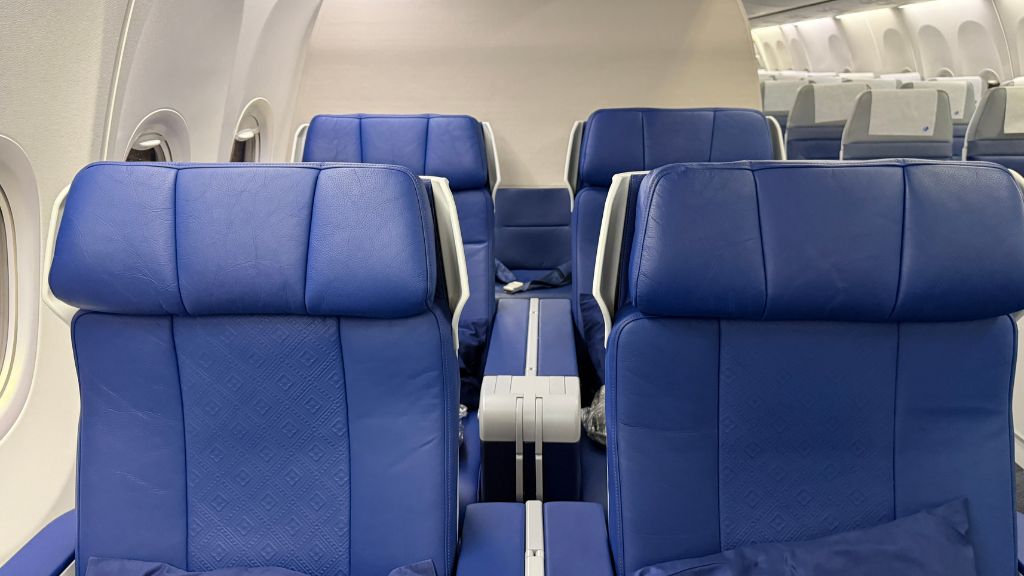 Malaysia Airlines Business Class Sitze Nah