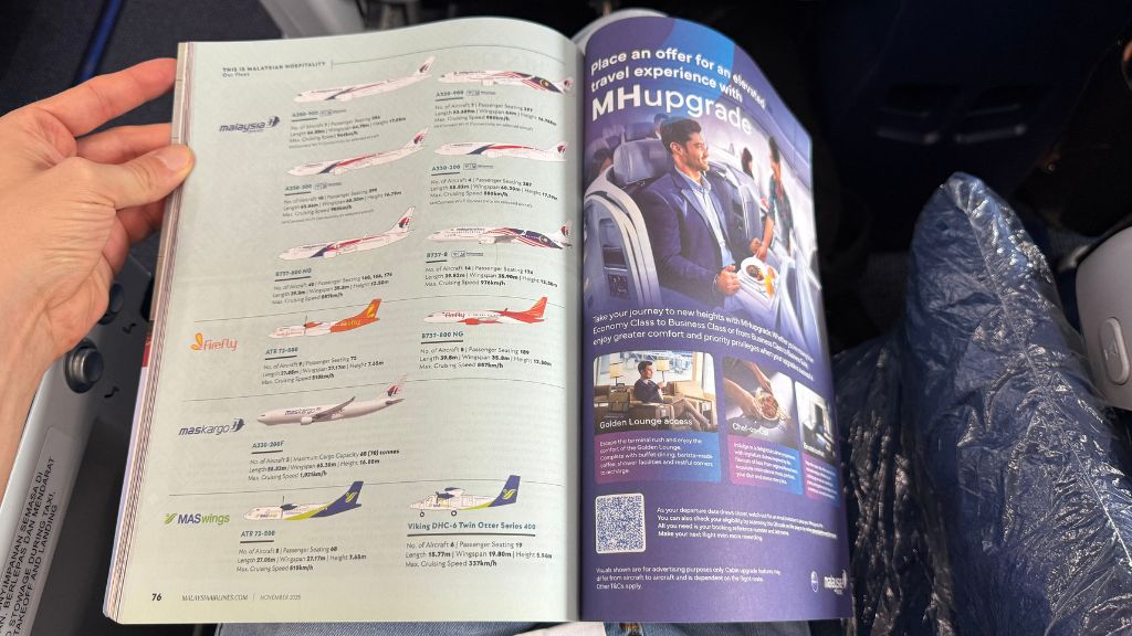 Malaysia Airlines Business Class Zeitschriften