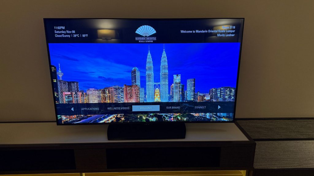 Mandarin Oriental Kuala Lumpur Fernseher