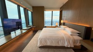 Park Hyatt Kuala Lumpur Suite Ausblick Schlafzimmer