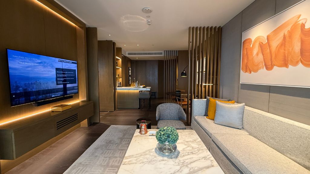 Park Hyatt Kuala Lumpur Suite Wohnzimmer