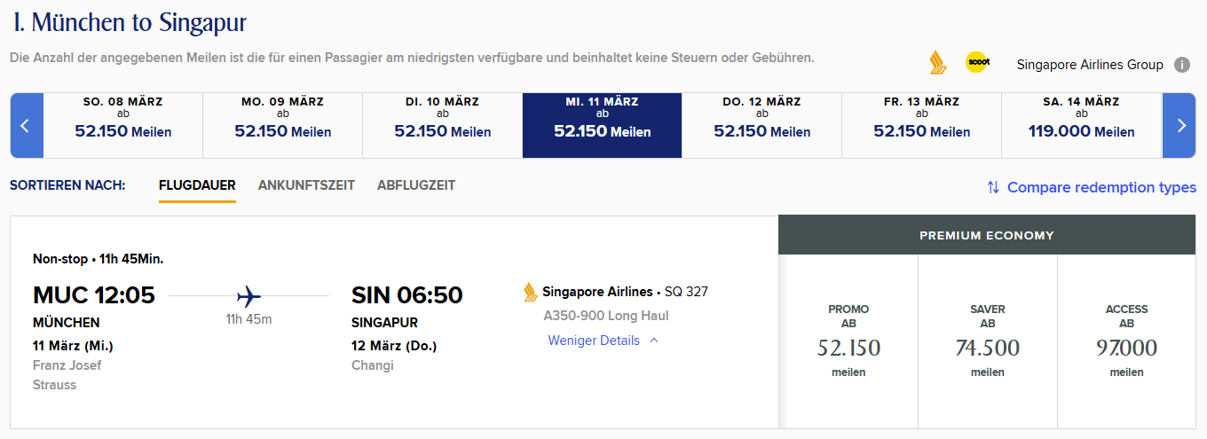 Spontaneous Escapes Feb 2026 MUC SIN PremEco