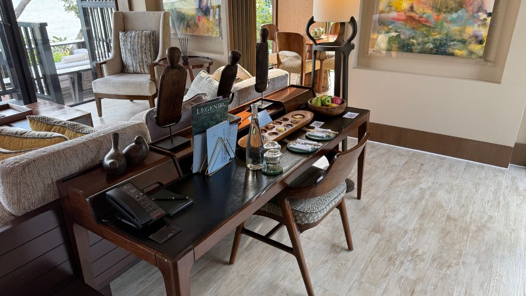 The Ritz Carlton Langkawi Villa Schreibtisch
