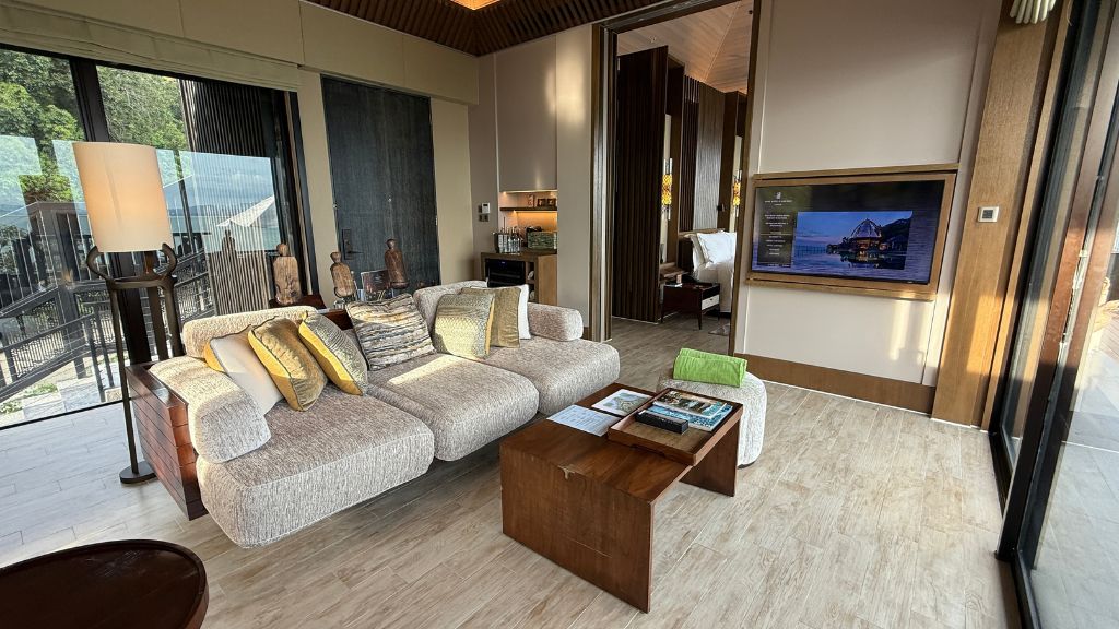 The Ritz Carlton Langkawi Villen Wohnzimmer (1)