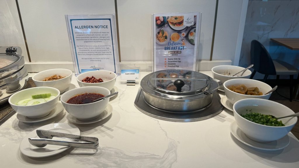 Travel Club Lounge Kota Kinabalu Congee