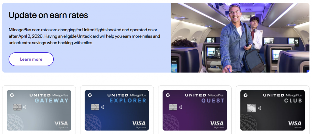 United Personal US Credit Cards