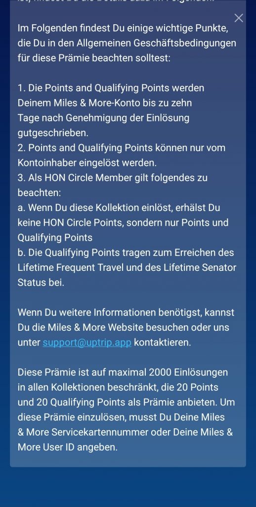 Uptrip Ready For Takeoff Points 2