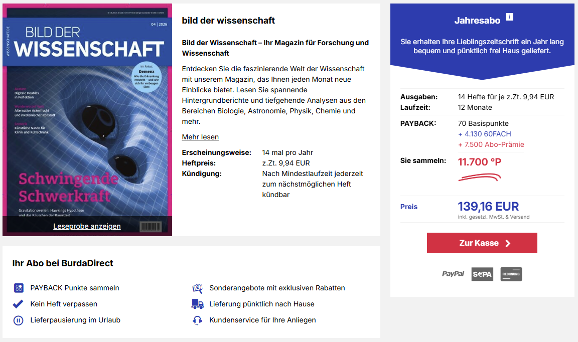 Bild Der Wissenschaft Aktion Ende Marz 2026