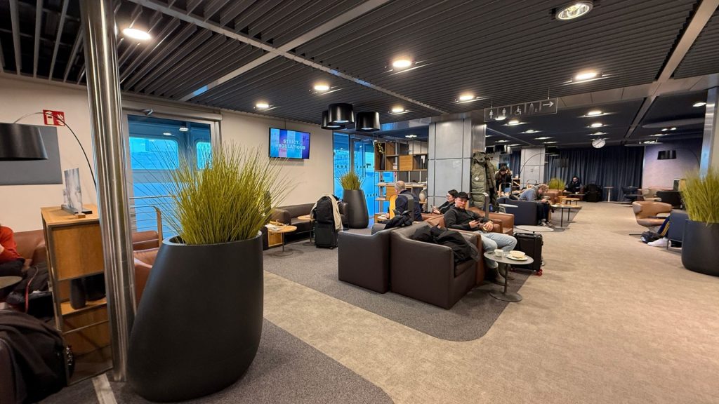 Blick In Die Lufthansa Senator Lounge Duesseldorf