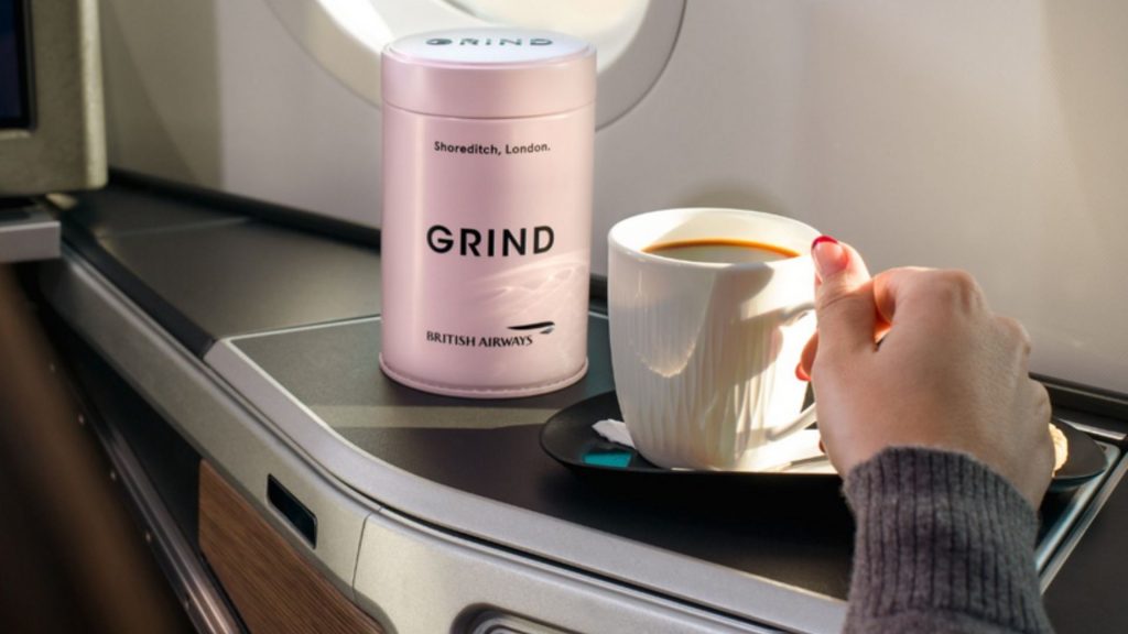 British Airways Grind Kaffee