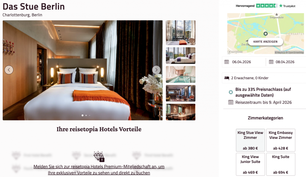 Das Stue Beispiel Reisetopia Hotels