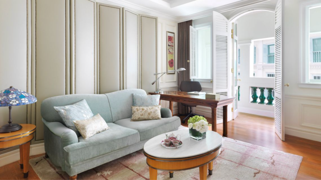Frasers House Singapore Heritage Suite Wohnzimmer