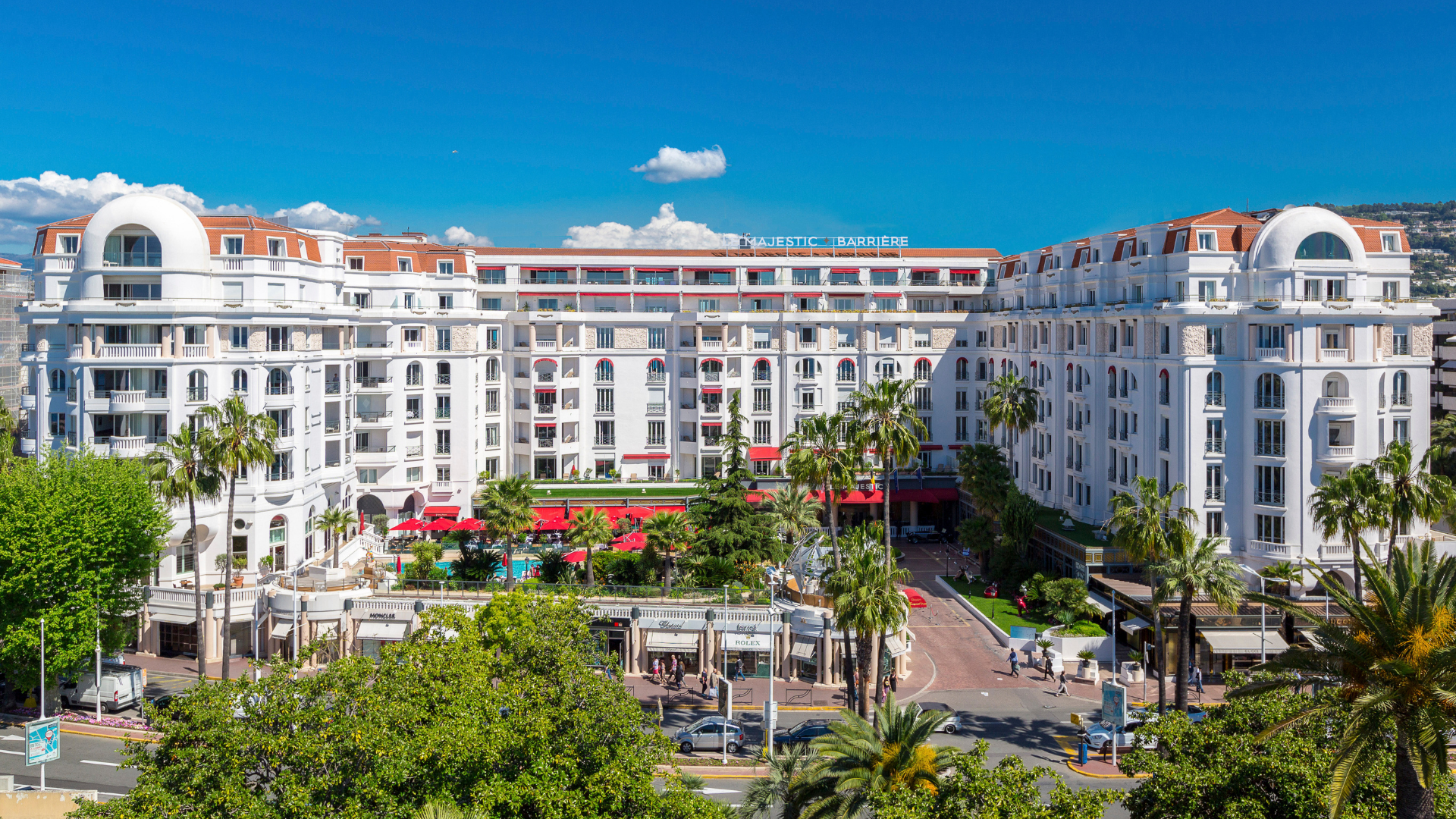 Hotel Barrierer Le Majestic Cannes Ansicht
