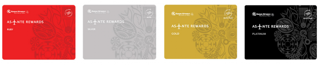 Kenya Airways Asante Rewards Status Level