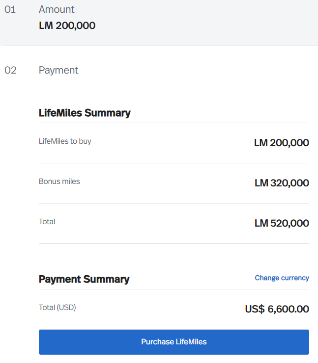 Lifemiles Bonus 160 Prozent Maerz 2026