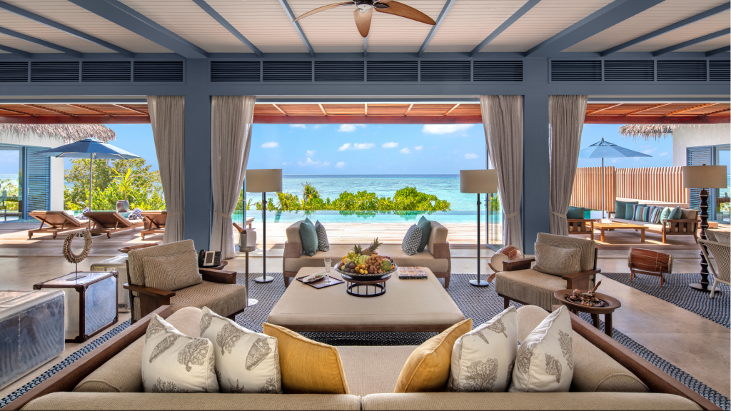 Marriott The Halcyon Private Isles Maldives Halcyon Grand Estate Wohnbereich
