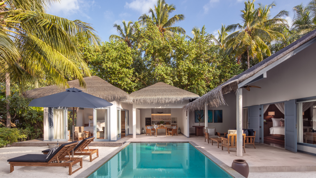 Marriott The Halcyon Private Isles Maldives Oceanfront Villa Pool