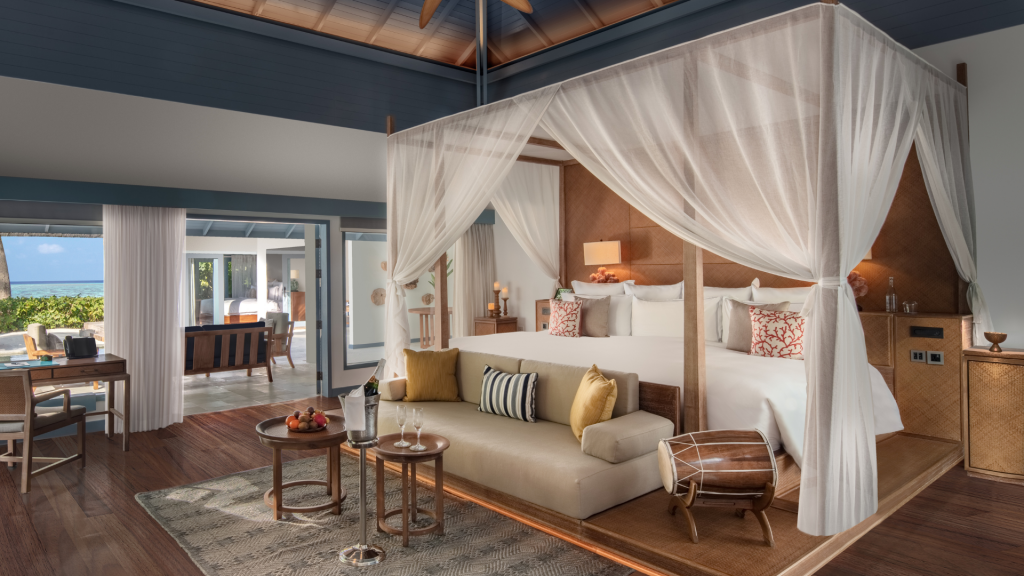 Marriott The Halcyon Private Isles Maldives Oceanfront Villa Zimmer