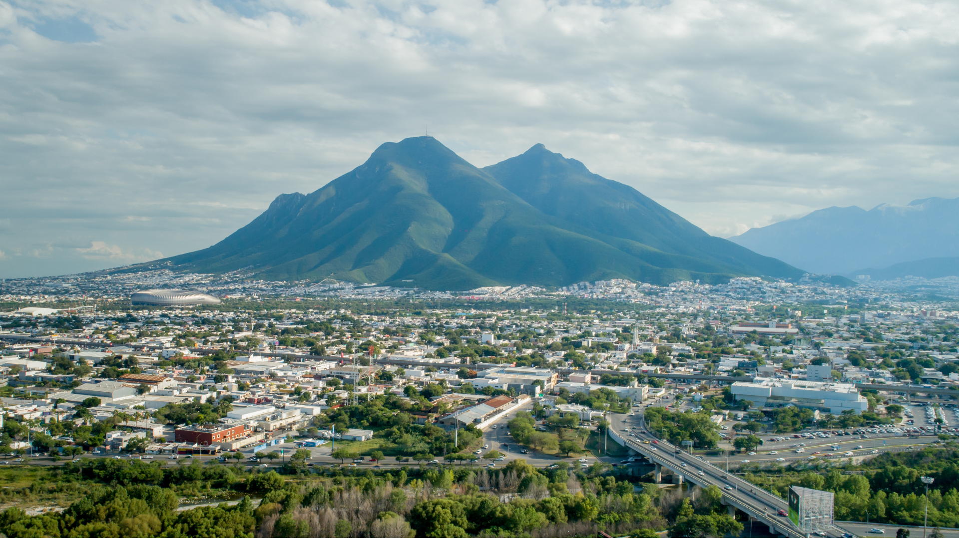 Berg Cerro de la Silla bei Monterrey in Mexiko