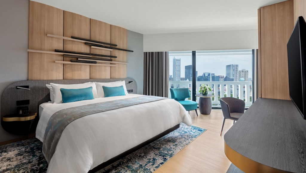 Urban Deluxe Zimmer im Parkroyal Collection Marina Bay Singapur