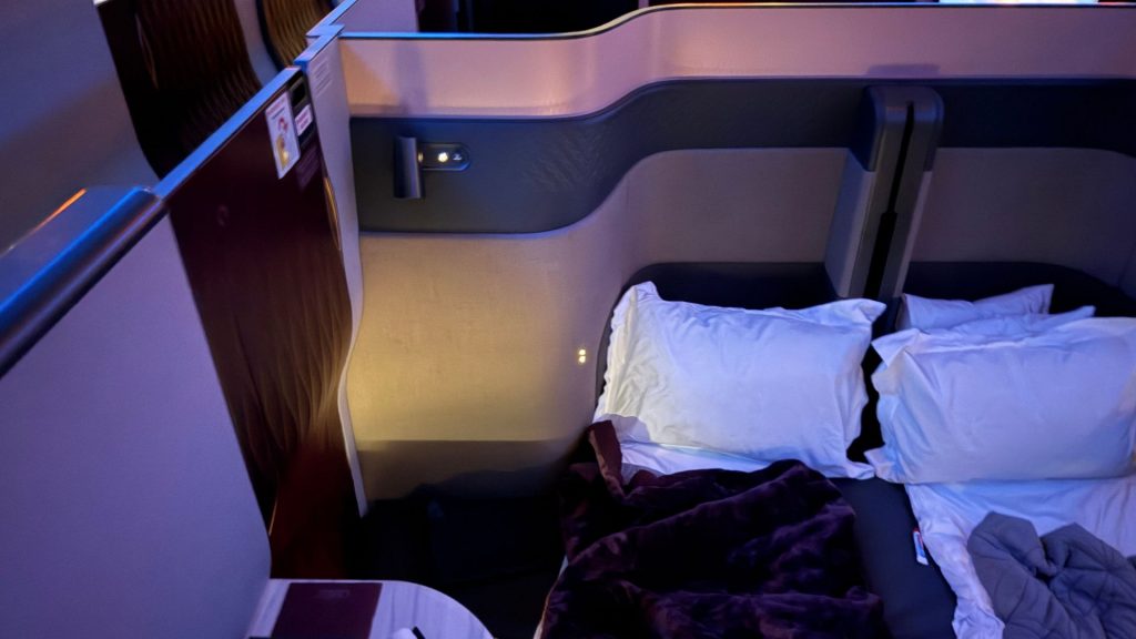 Qatar Airways QSuite Business Class Bett
