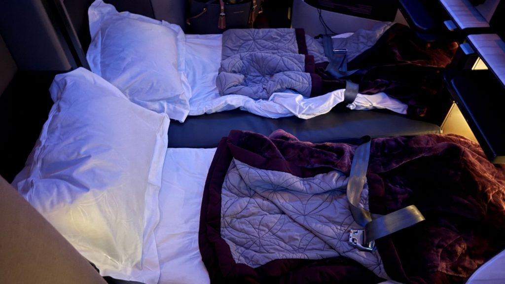 Qatar Airways QSuite Business Class Doppelbett