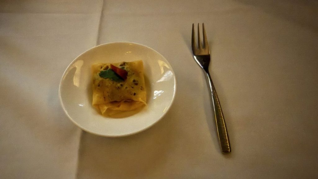 Qatar Airways QSuite Business Class Gastronomie