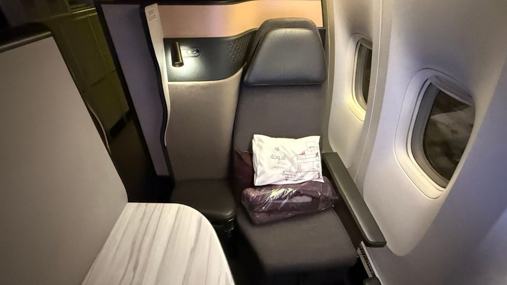 Qatar Airways QSuite Business Class Sitz