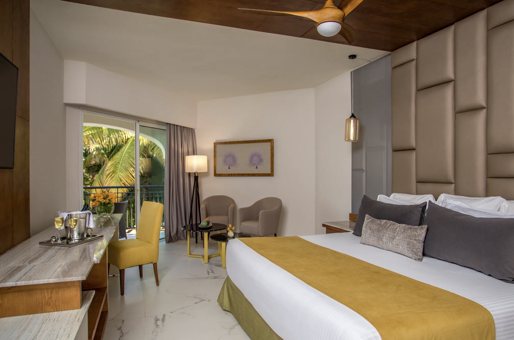 Strand und Resort in Punta Cana in der Dominikanischen Republik