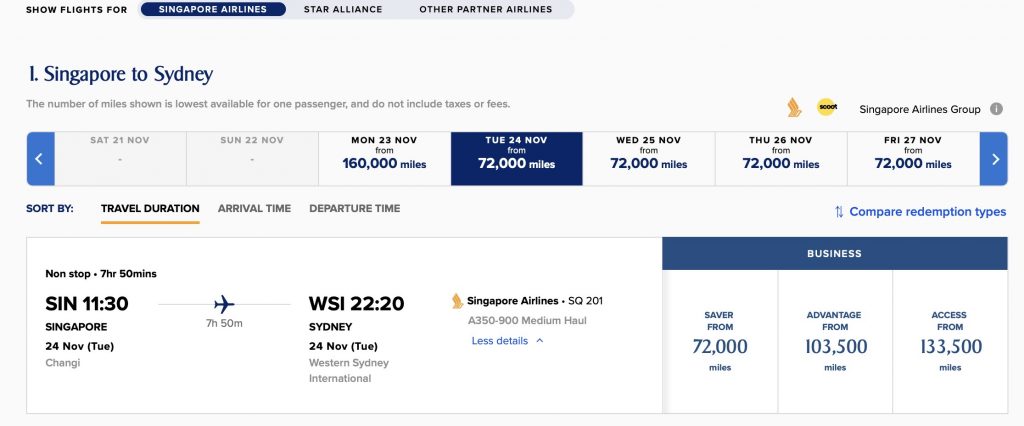 Singapore Airlines WSI