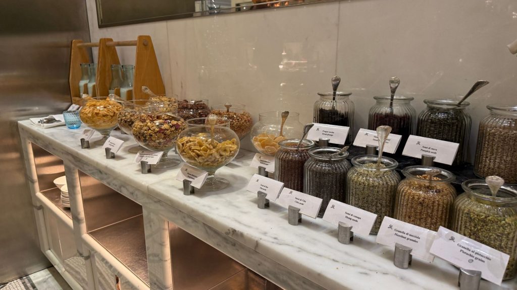 The St. Regis Rome Muesli