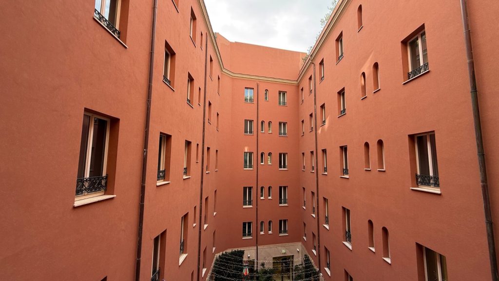 W Rome Balkon Aussicht 2